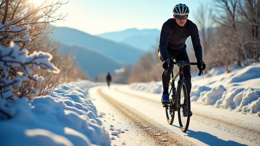 Cyclisme en hiver : comment garder la forme et dépasser le froid pour améliorer vos performances !