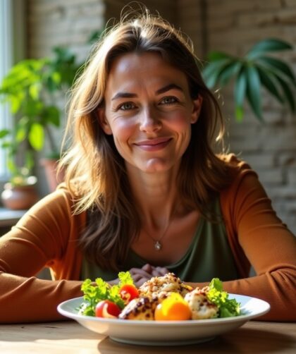 À Lyon, Claire, 42 ans, découvre comment un léger ajustement de ses menus lui permet de maigrir sans privation en savourant toujours des assiettes bien garnies